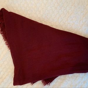Burgundy Scarf